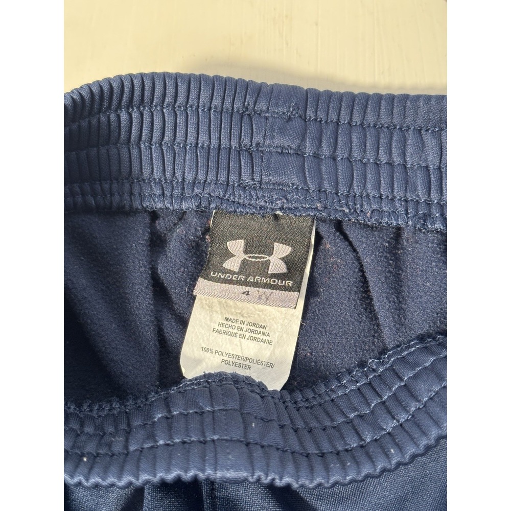 Under‎ Armour 100% Polyester Blue Joggers Youth Size 4 - Picture 7 of 8
